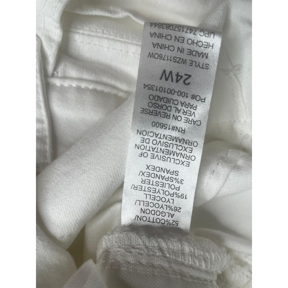Democracy White "Ab"solution Capri Pants Size 24W - Picture 8 of 9
